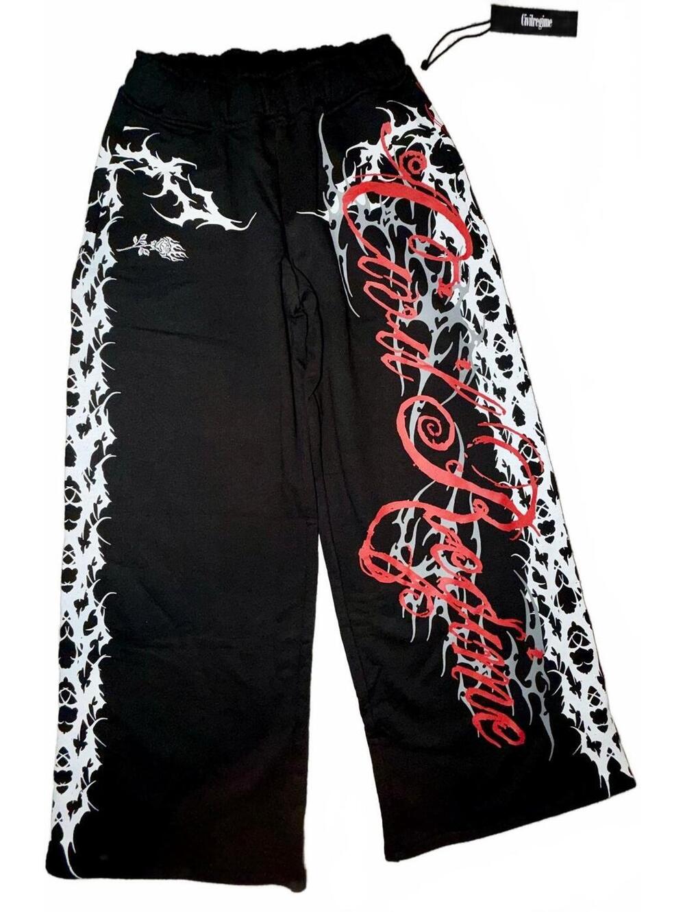 Civil Regime Wide Leg Sweat Pants Size Small NWT